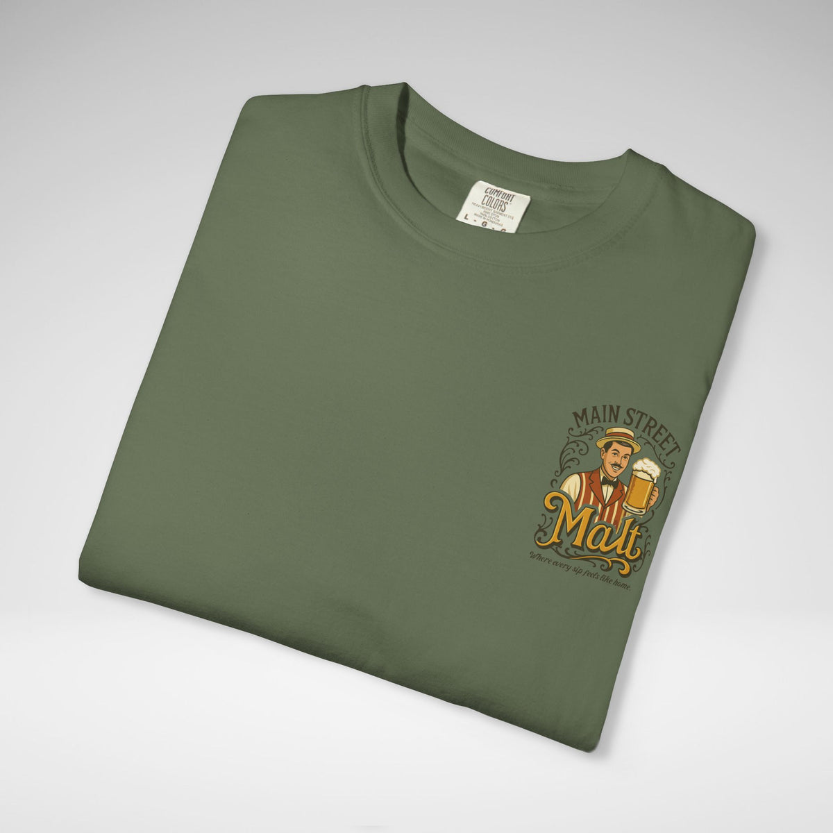 Main Street Malt Comfort Colors Unisex Garment-Dyed T-shirt