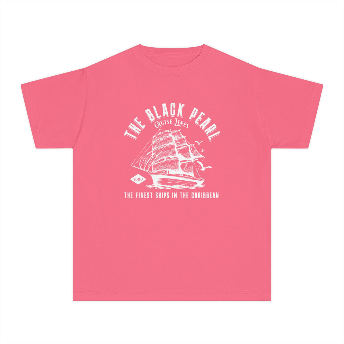 Black Pearl Cruise Lines Comfort Colors Youth Midweight Tee