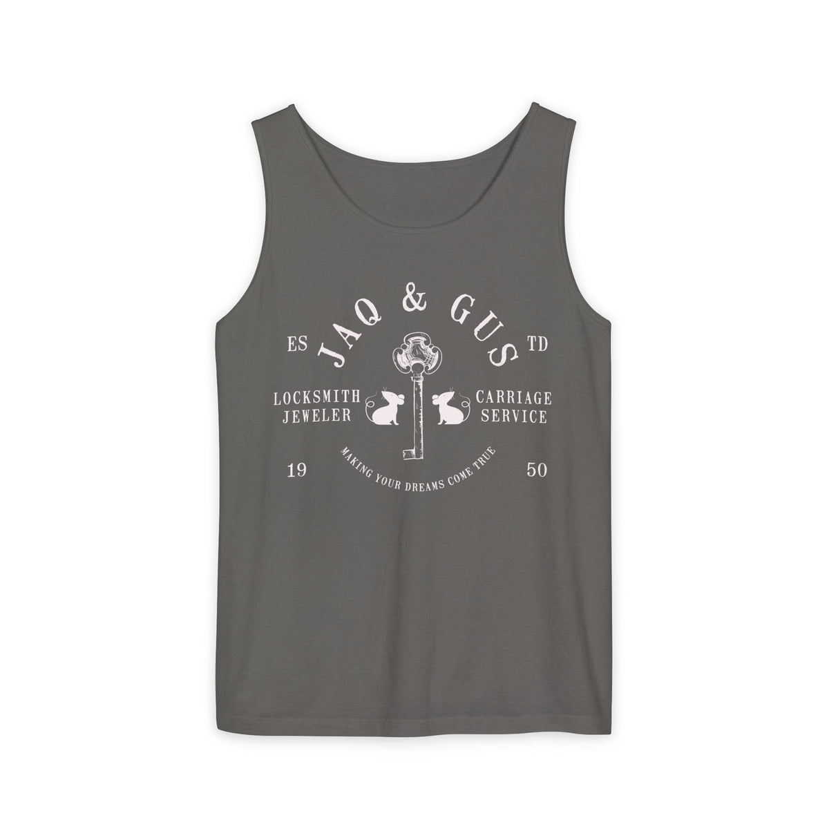 Jaq & Gus Locksmith Unisex Comfort Colors Garment-Dyed Tank Top