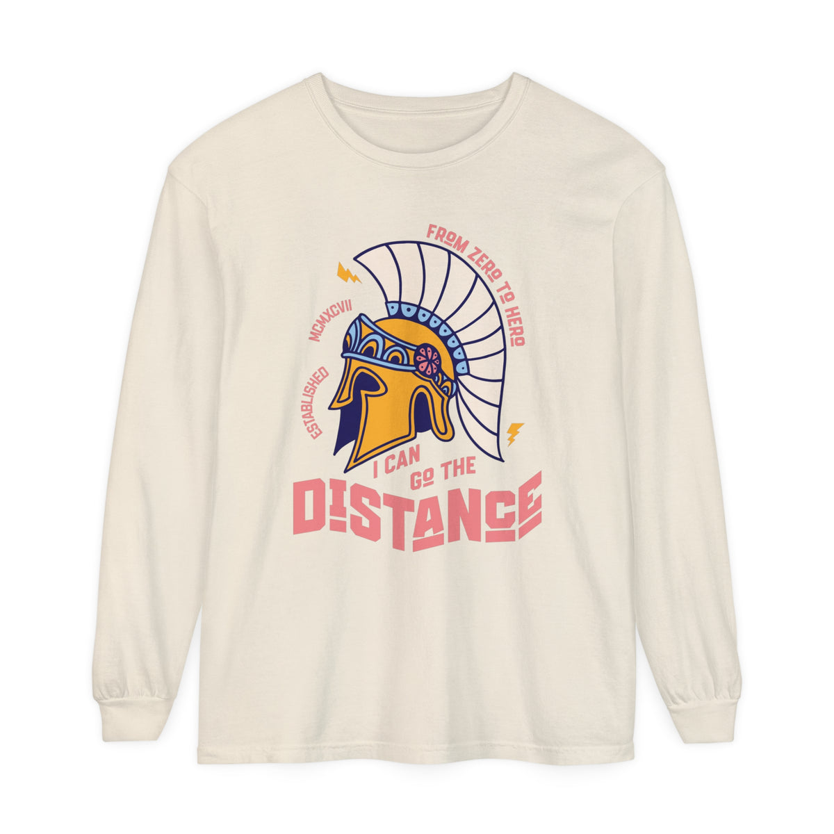 I Can Go The Distance Comfort Colors Unisex Garment-dyed Long Sleeve T-Shirt