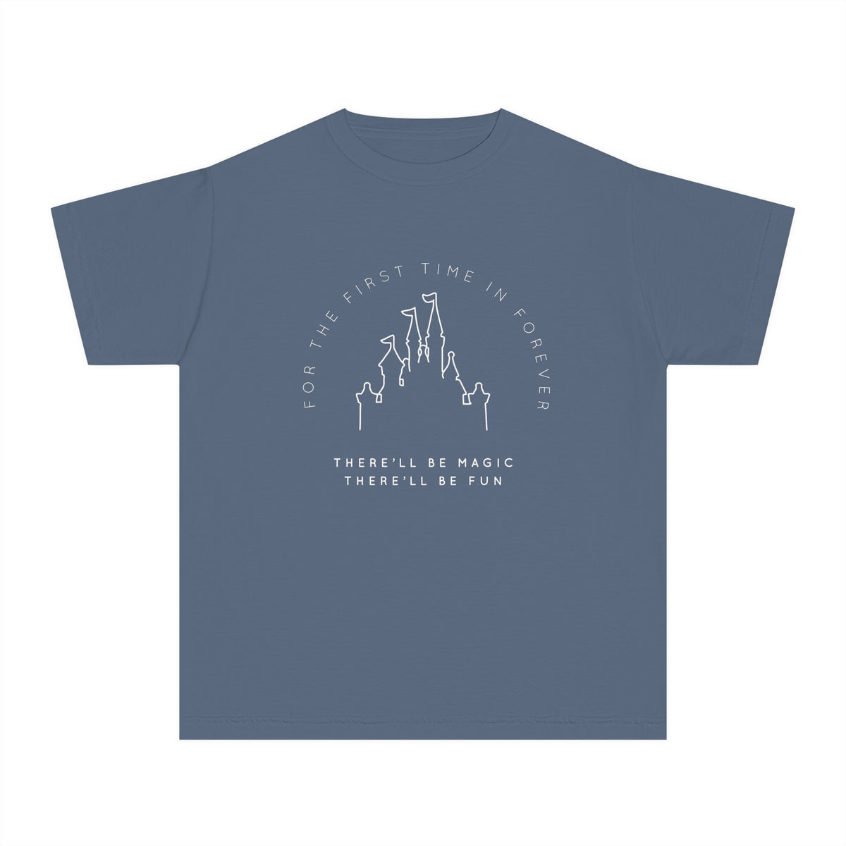 For The First Time In Forever Comfort Colors Youth Midweight Tee