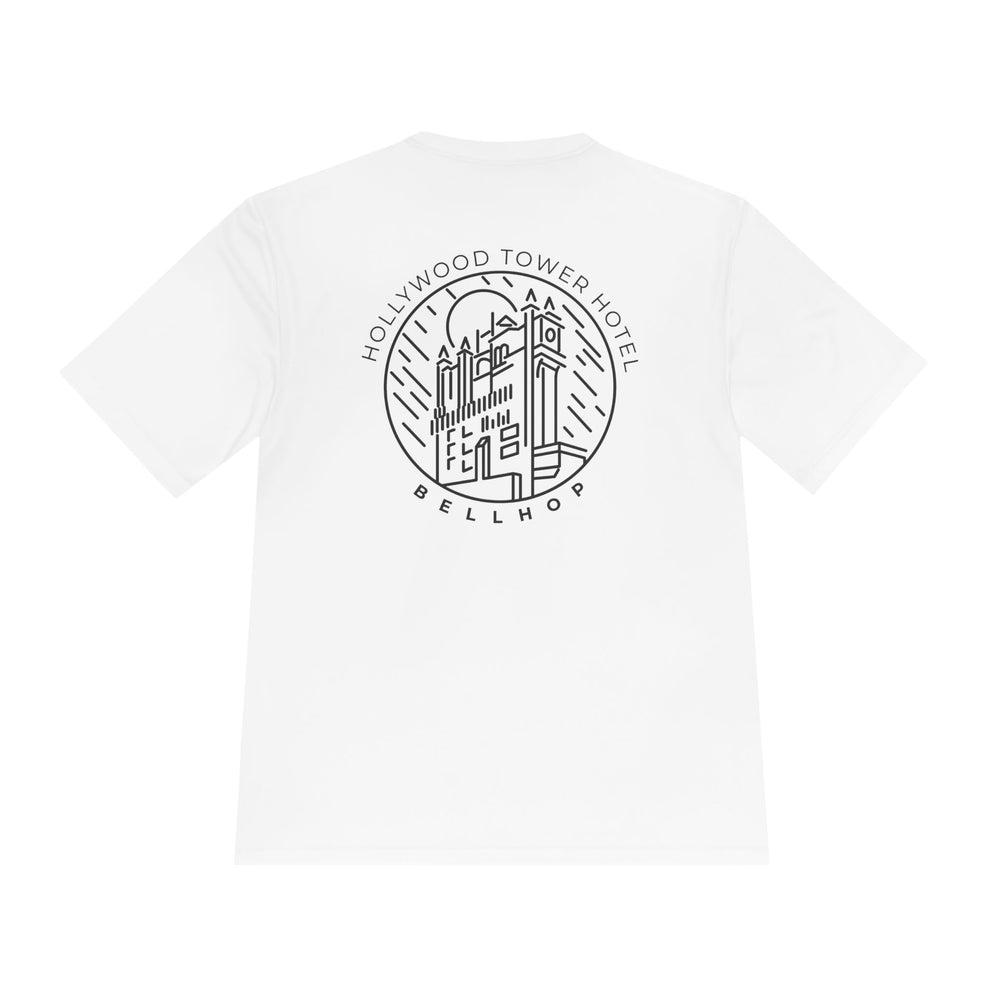 Hollywood Tower Hotel Moisture-Wicking Youth Tee — Disney Parks Ride Shirt