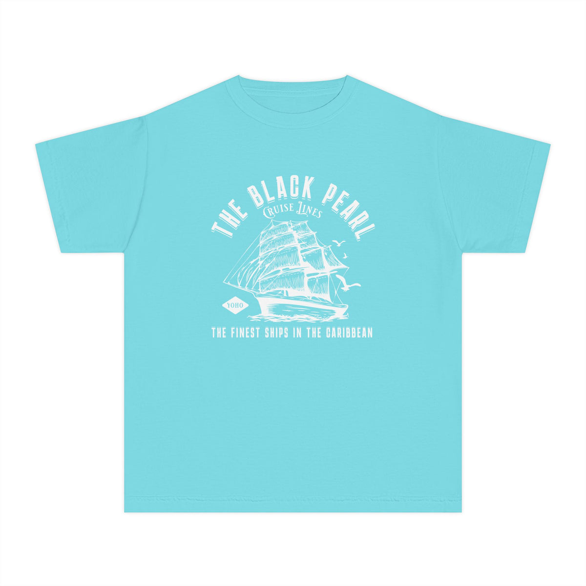 Black Pearl Cruise Lines Comfort Colors Youth Midweight Tee