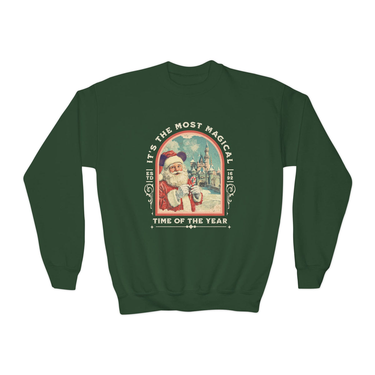 The Most Magical Time of the Year Gildan Youth Crewneck Sweatshirt