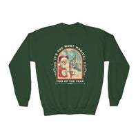 The Most Magical Time of the Year Gildan Youth Crewneck Sweatshirt