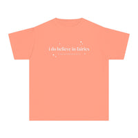 I Do Believe In Fairies Comfort Colors Youth Midweight Tee