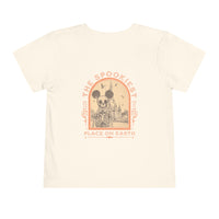 The Spookiest Place on Earth Bella Canvas Toddler Short Sleeve Tee