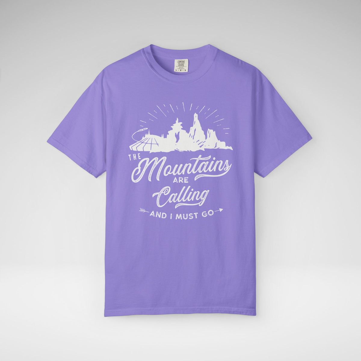 The Mountains Are Calling Comfort Colors Unisex Garment-Dyed T-shirt
