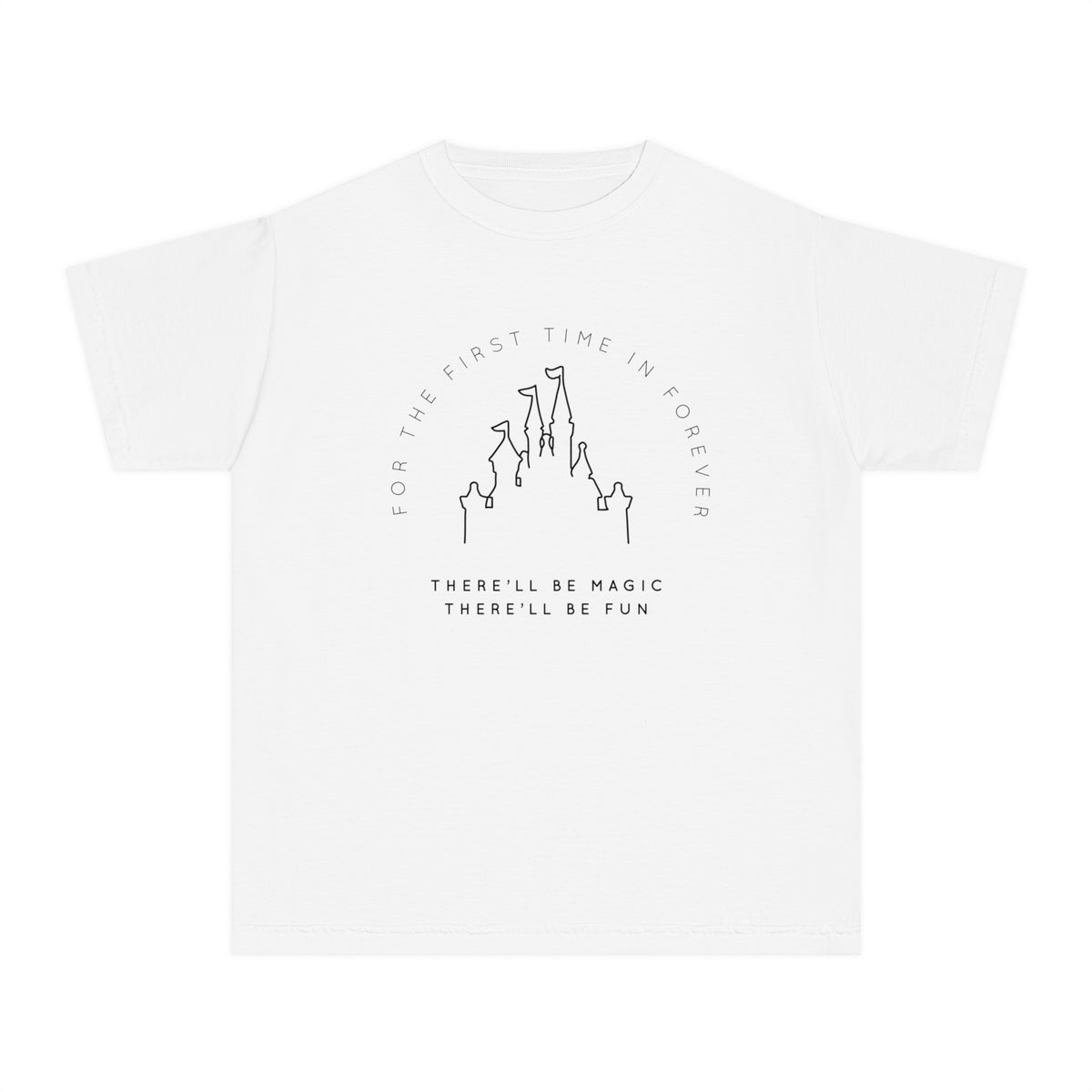 For The First Time In Forever Comfort Colors Youth Midweight Tee