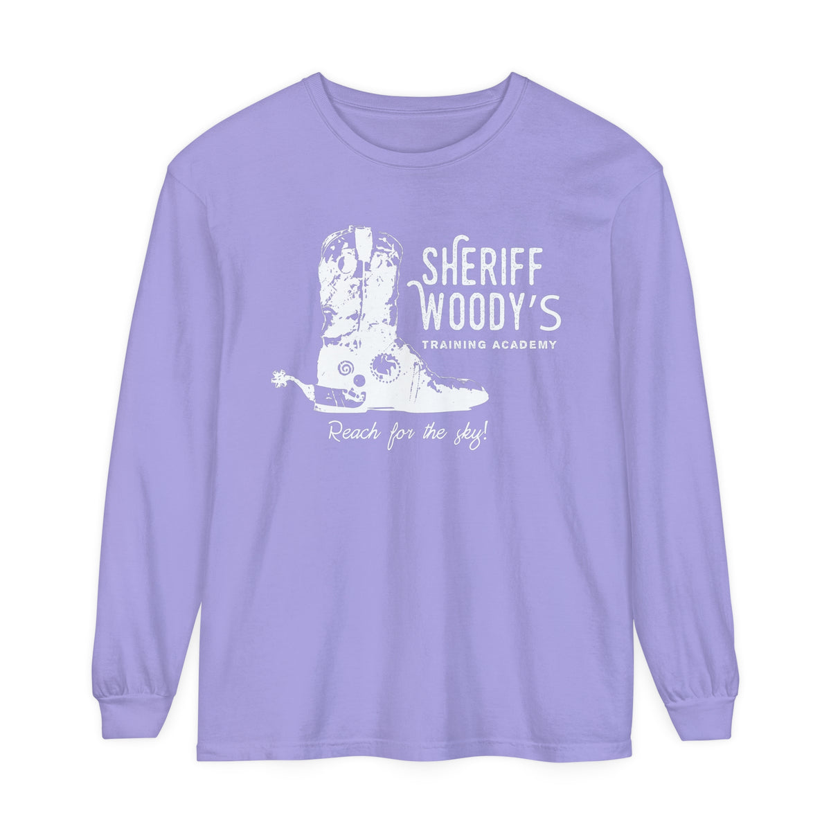 Sheriff Woody’s Training Academy Comfort Colors Unisex Garment-dyed Long Sleeve T-Shirt