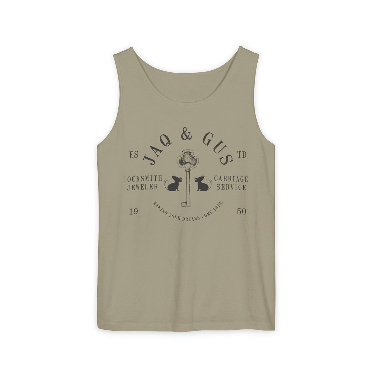 Jaq & Gus Locksmith Unisex Comfort Colors Garment-Dyed Tank Top