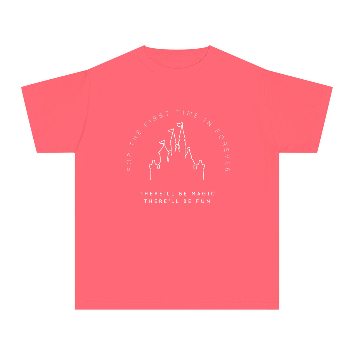 For The First Time In Forever Comfort Colors Youth Midweight Tee