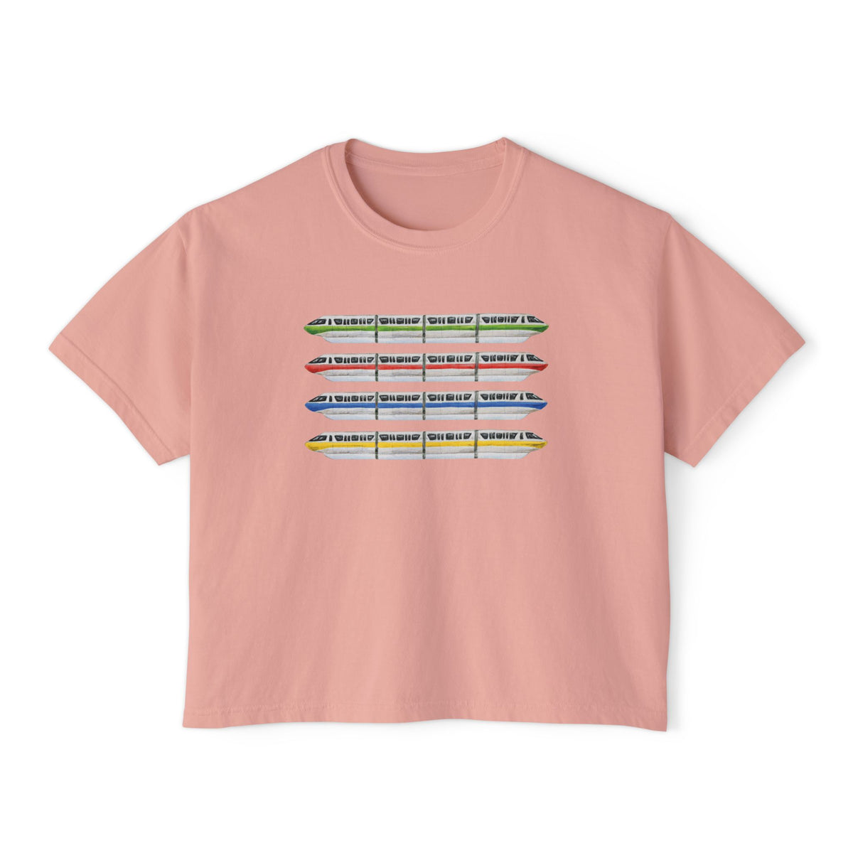 Monorails Comfort Colors Women's Boxy Tee