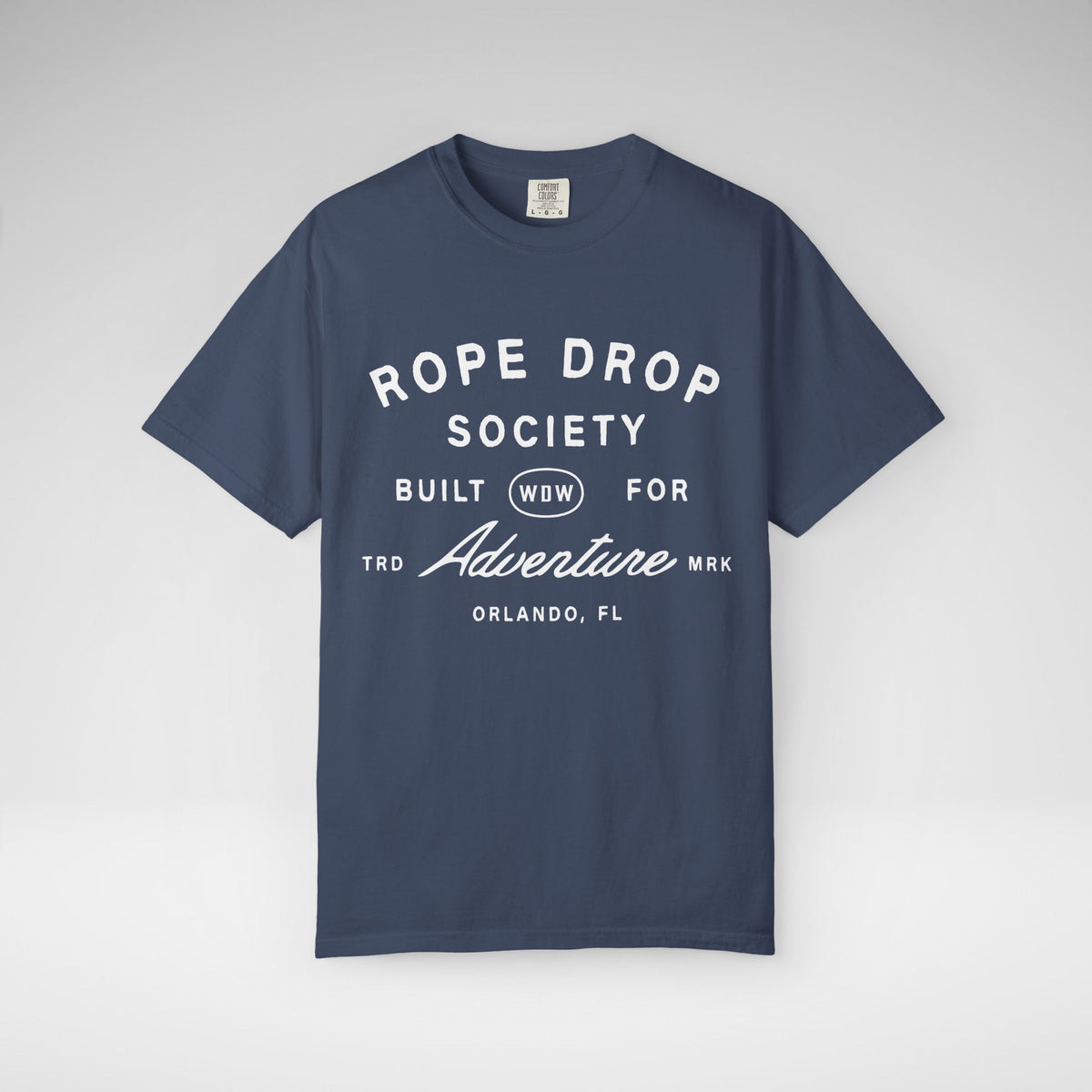 Rope Drop Society Comfort Colors Unisex Garment-Dyed T-shirt