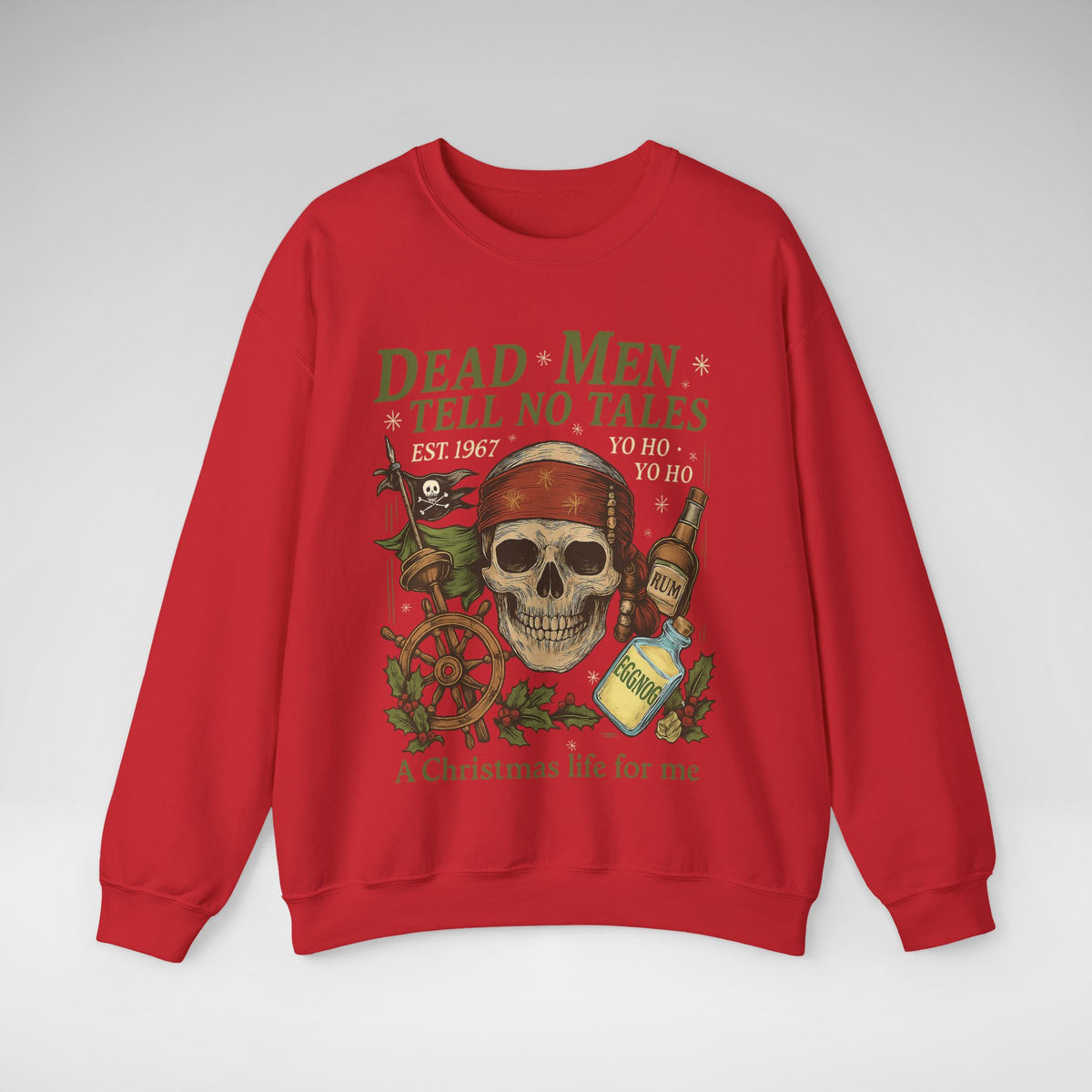 Dead Men Tell No Tales - A Christmas Life for Me Gildan Unisex Heavy Blend™ Crewneck Sweatshirt