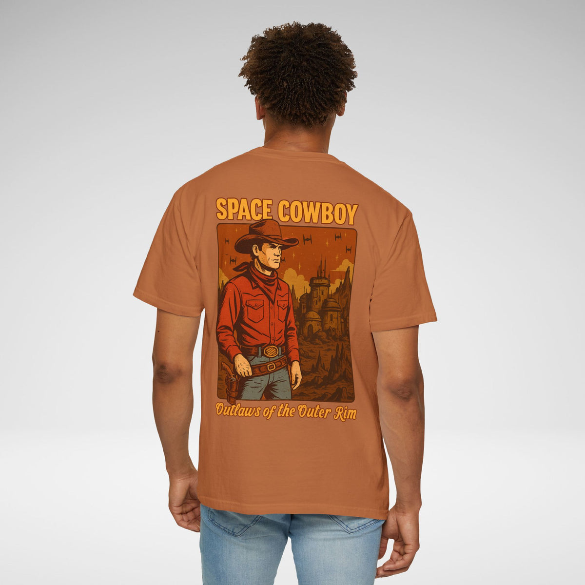 Space Cowboy Outlaws of the Outer Rim Comfort Colors Unisex Garment-Dyed T-shirt