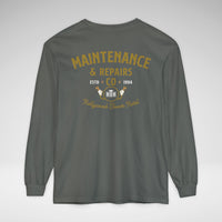 Hollywood Tower Hotel Maintenance & Repairs Comfort Colors Unisex Garment-dyed Long Sleeve T-Shirt