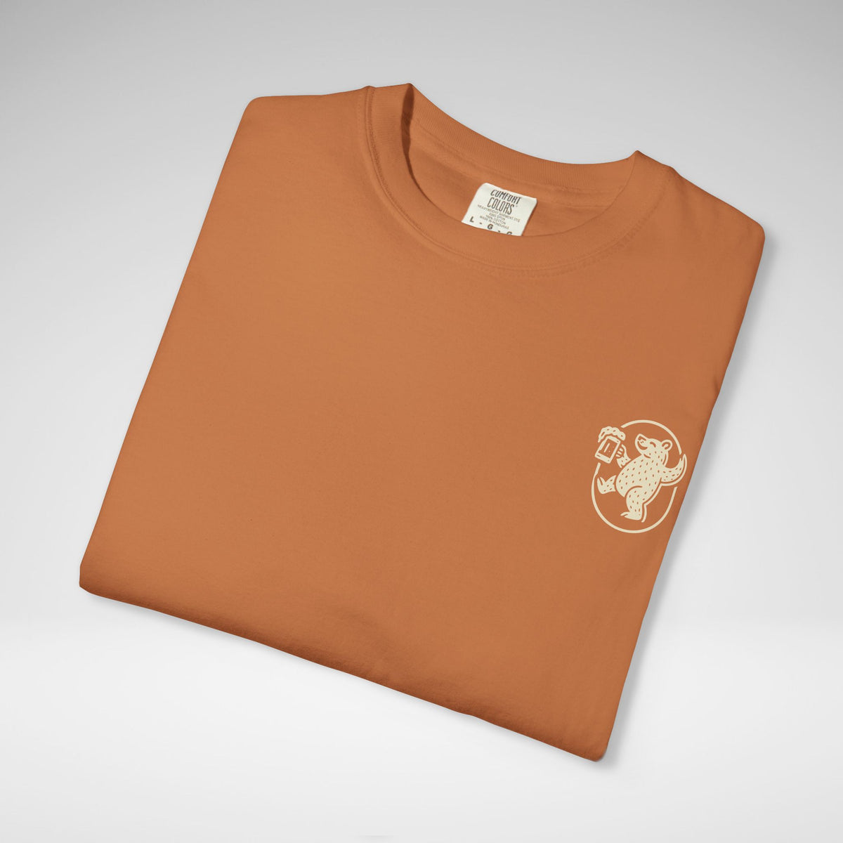 Country Bear Brown Ale Comfort Colors Unisex Garment-Dyed T-shirt