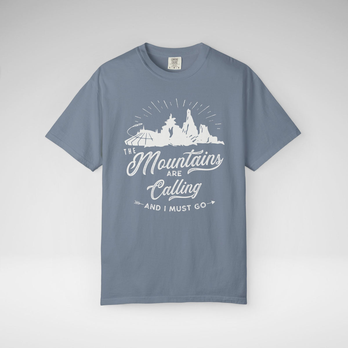 The Mountains Are Calling Comfort Colors Unisex Garment-Dyed T-shirt