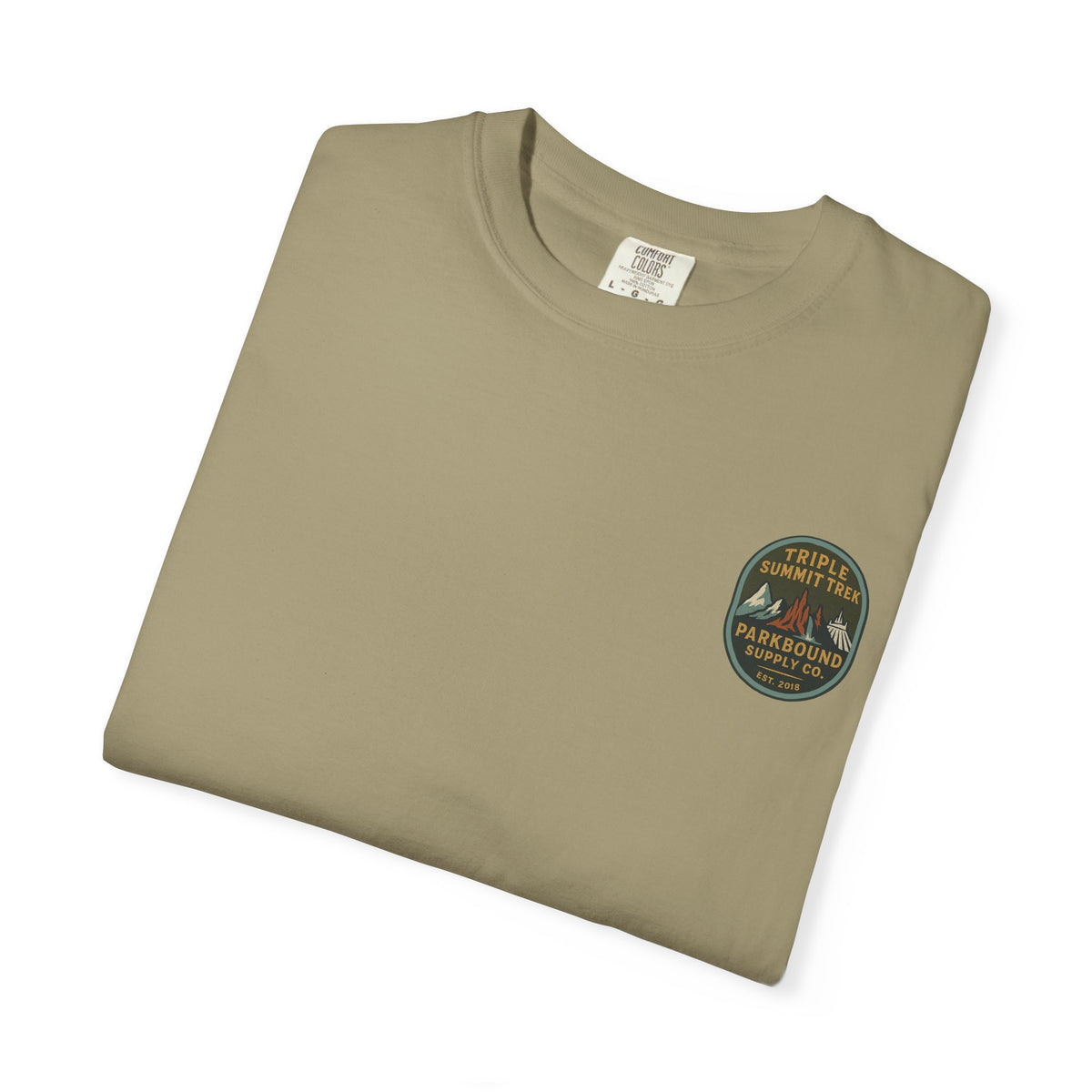 Triple Summit Trek Comfort Colors Unisex Garment-Dyed T-shirt