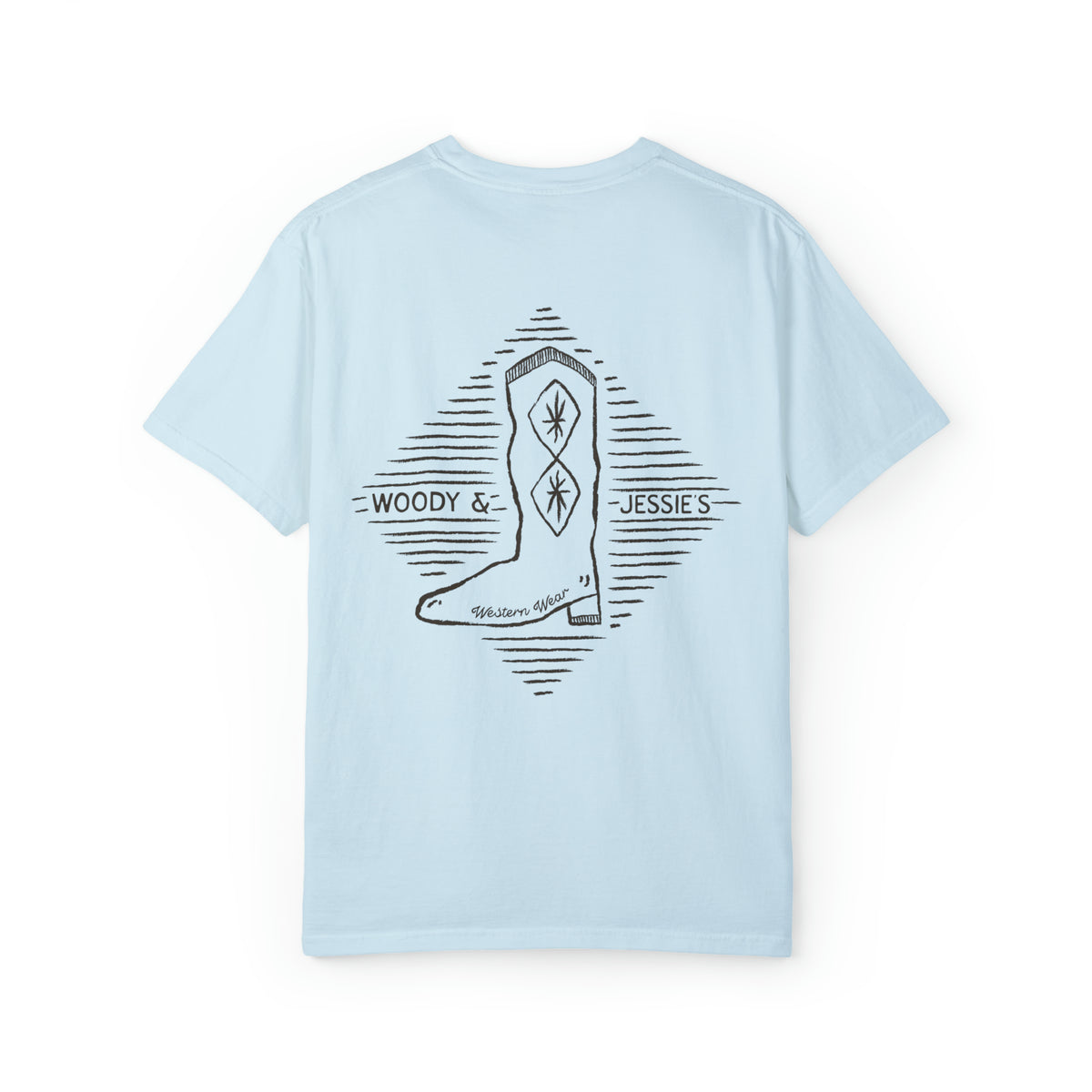 Woody & Jessie's Western Wear Comfort Colors Unisex Garment-Dyed T-shirt