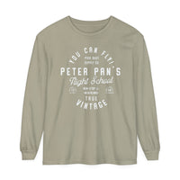 Pan's Flight School Comfort Colors Unisex Garment-dyed Long Sleeve T-Shirt