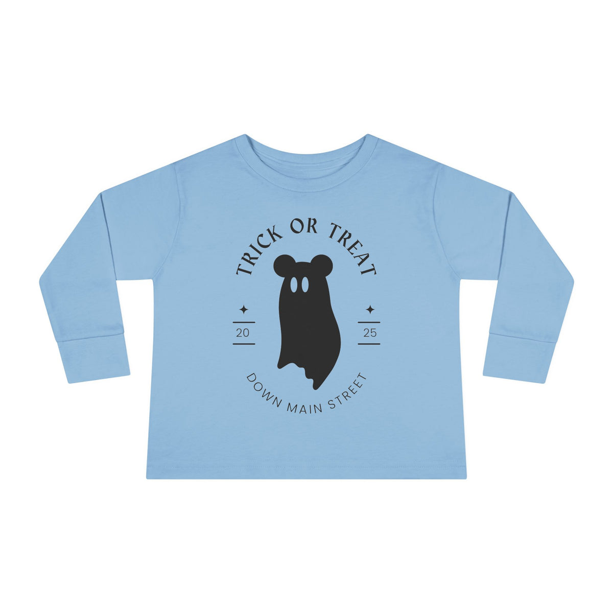 Trick or Treat Down Main Street Toddler Long Sleeve Tee