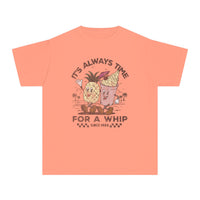 It's Always Time For A Whip Comfort Colors Youth Midweight Tee