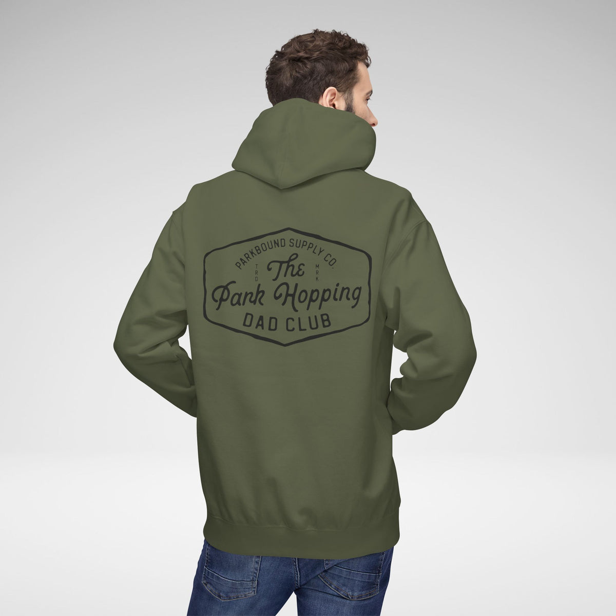 Park Hopping Dad Club Hoodie | Unisex Midweight Softstyle Fleece