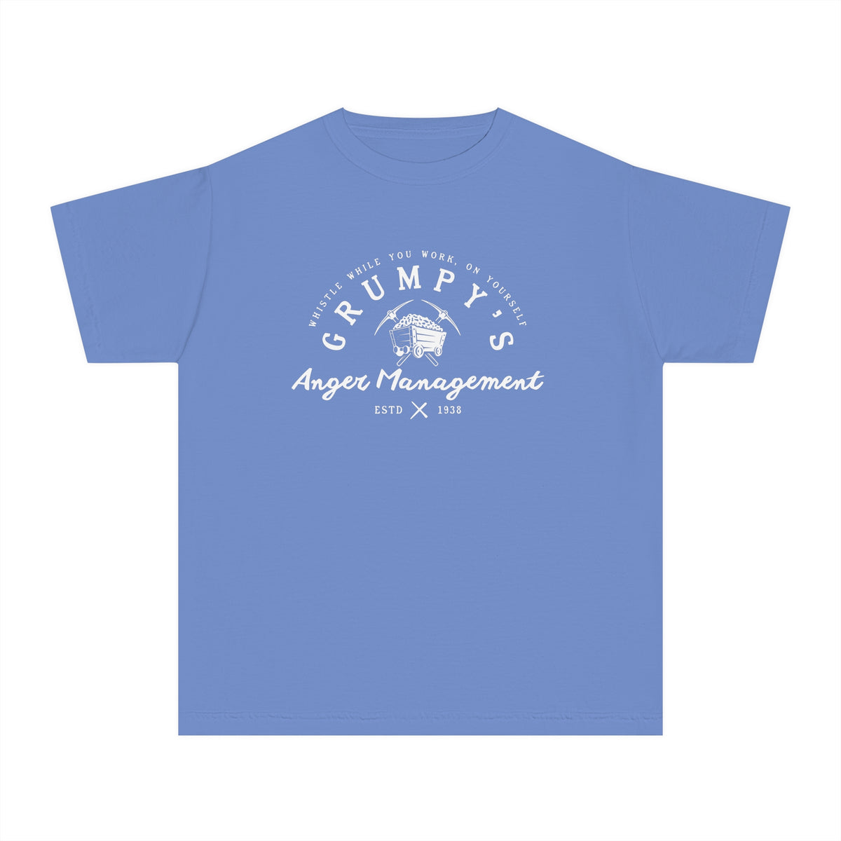 Grumpy’s Anger Management Comfort Colors Youth Midweight Tee