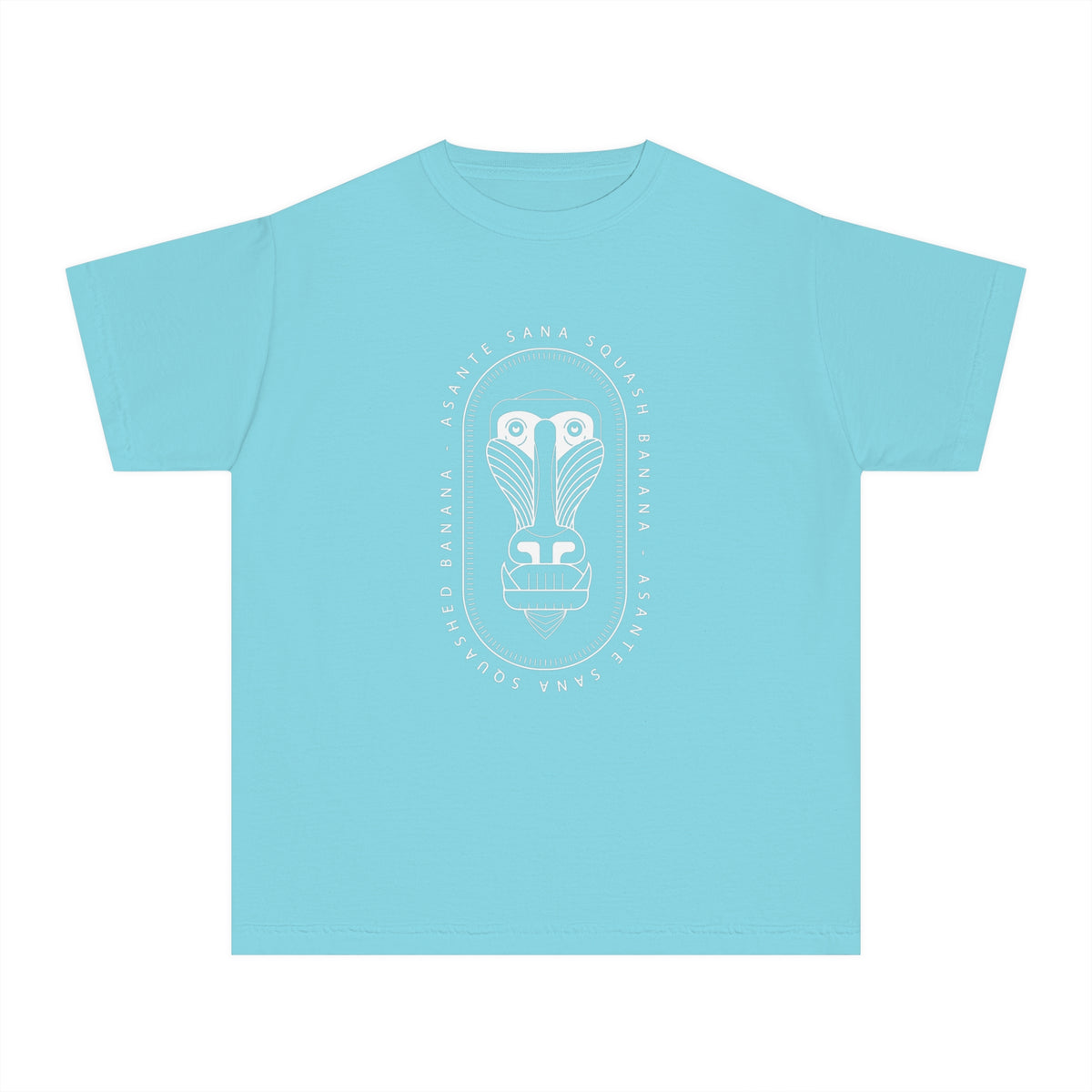 Asante Sana Squashed Banana Comfort Colors Youth Midweight Tee