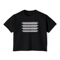 Monorails Comfort Colors Women's Boxy Tee