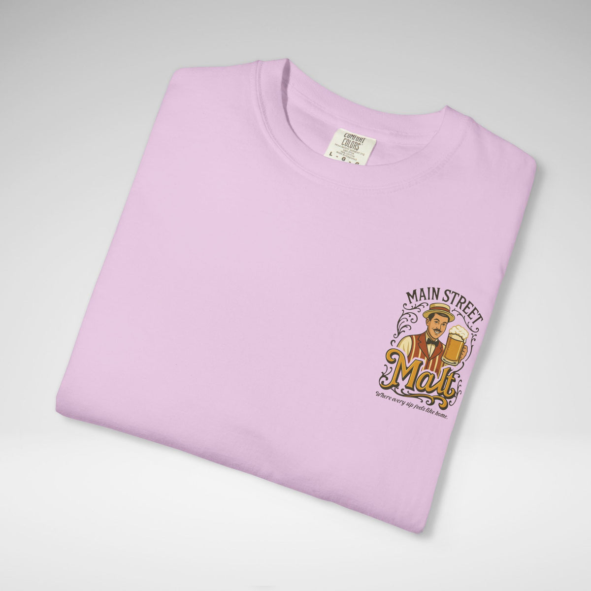 Main Street Malt Comfort Colors Unisex Garment-Dyed T-shirt