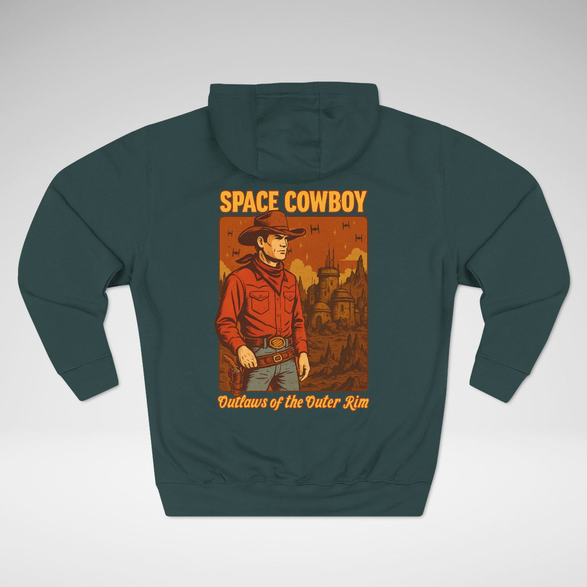 Space Cowboy Outlaws of the Outer Rim Lane Seven Fleece Hoodie