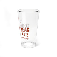 Country Bear Brown Ale Glass 16oz