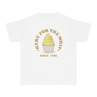 Here For The Whip Comfort Colors Youth Midweight Tee