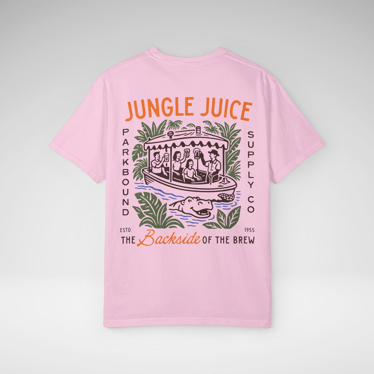 Jungle Juice - The Backside of the Brew Comfort Colors Unisex Garment-Dyed T-shirt