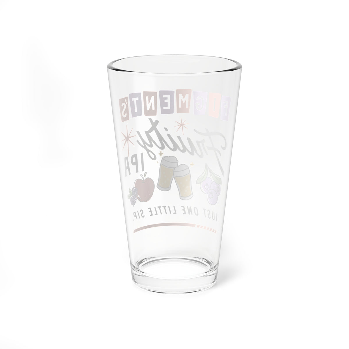 Figment's Fruity IPA Glass 16oz