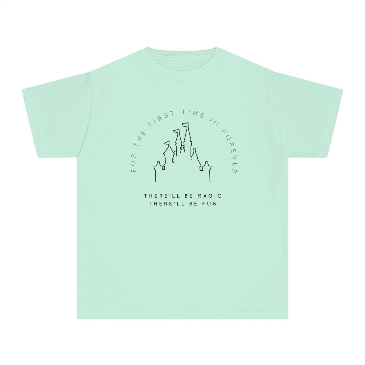 For The First Time In Forever Comfort Colors Youth Midweight Tee