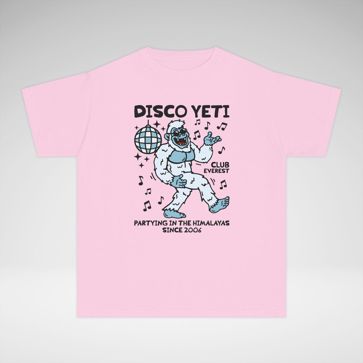 Disco Yeti Comfort Colors Youth Midweight Tee