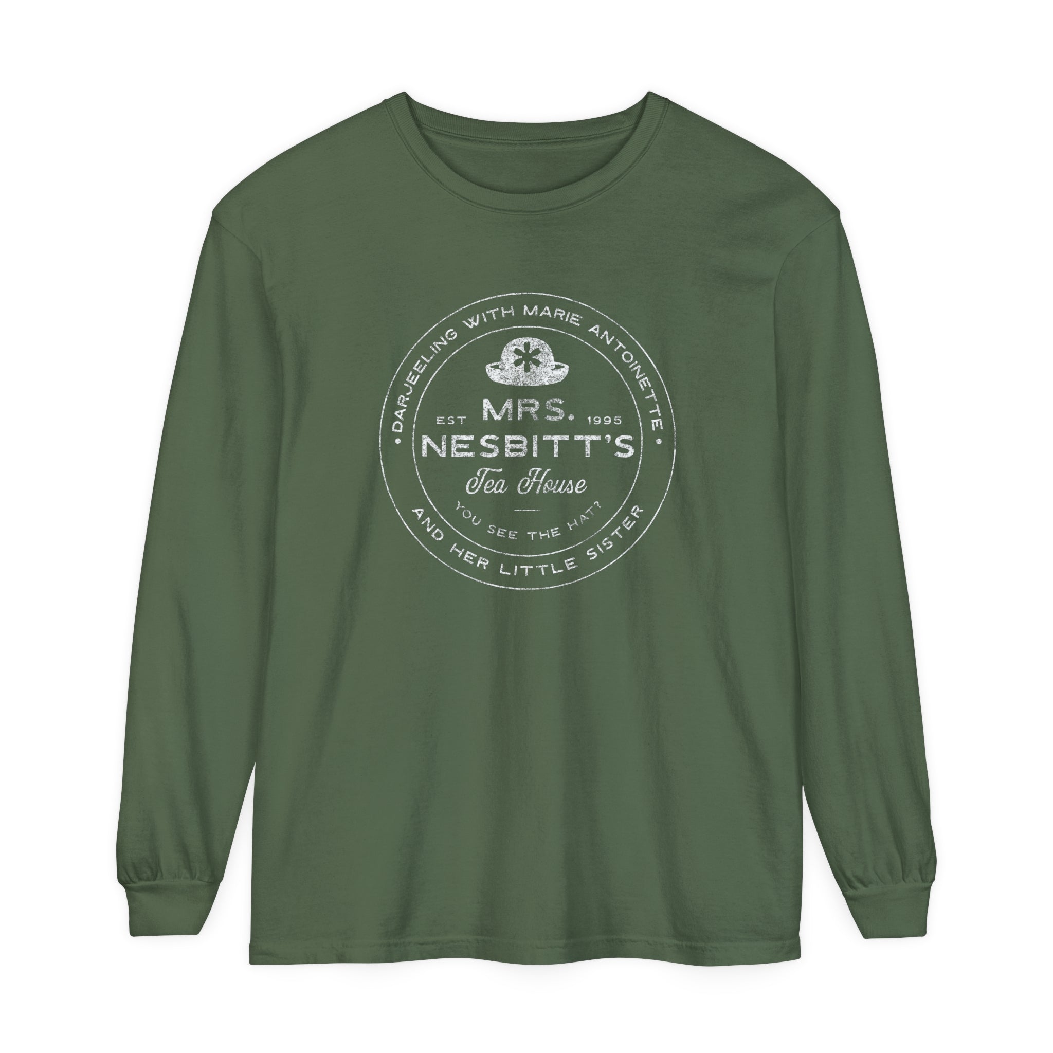 Mrs. Nesbitt's Tea House Comfort Colors Unisex Garment-dyed Long