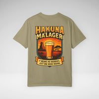 Hakuna Ma'Lager Comfort Colors Unisex Garment-Dyed T-shirt