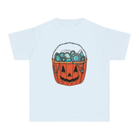 Turquoise Pumpkin Comfort Colors Youth Midweight Tee