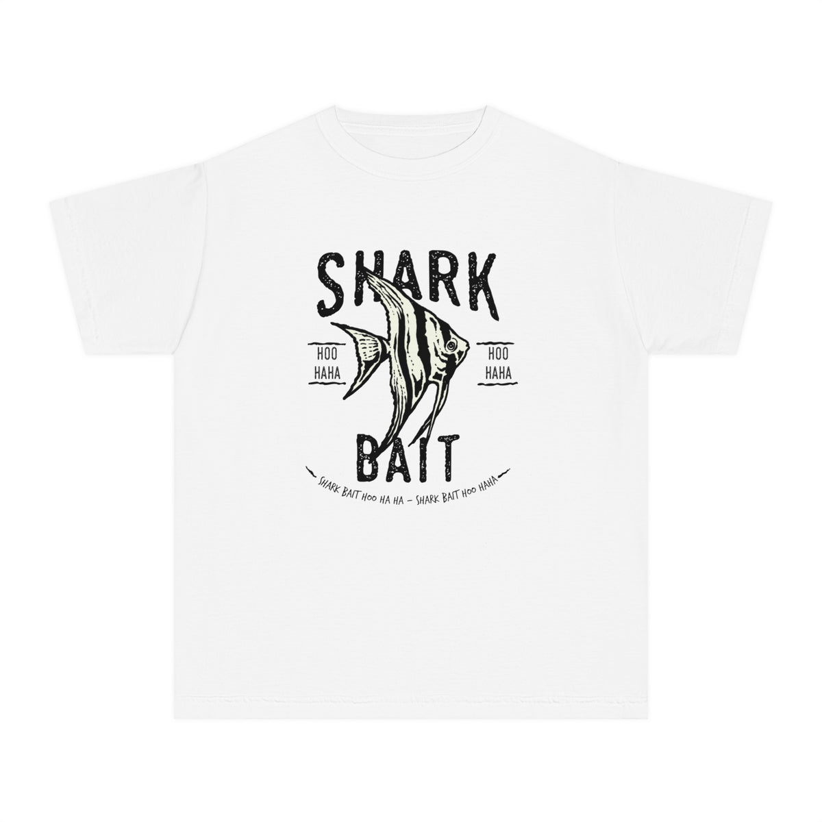 Shark Bait Hoo Haha Comfort Colors Youth Midweight Tee