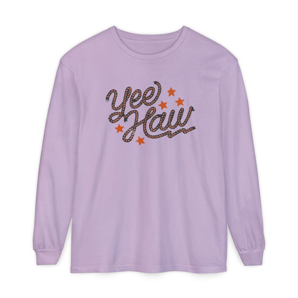 Yee Haw Comfort Colors Unisex Garment-dyed Long Sleeve T-Shirt