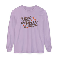 Yee Haw Comfort Colors Unisex Garment-dyed Long Sleeve T-Shirt