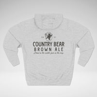 Country Bear Brown Ale Lane Seven Fleece Hoodie