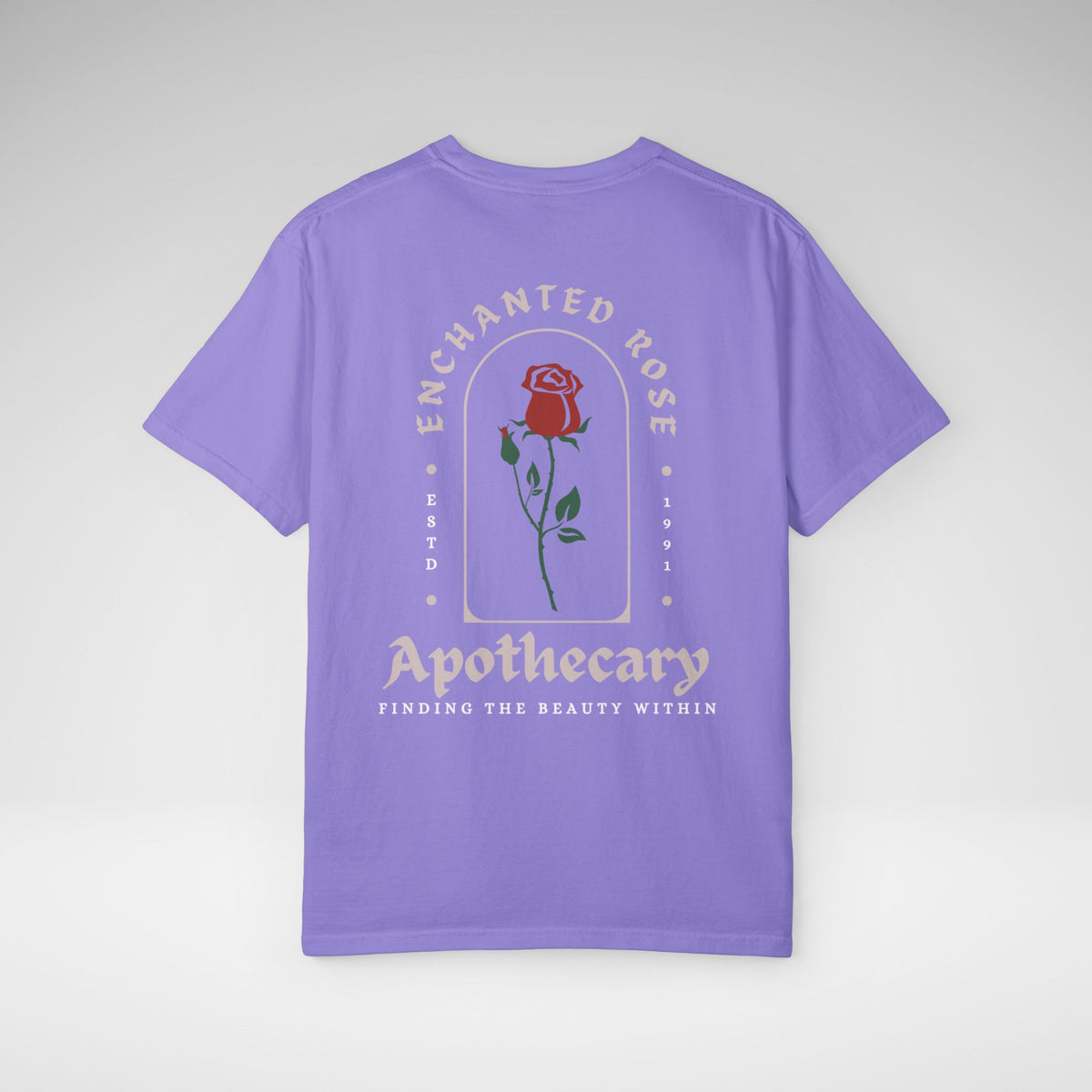 Enchanted Rose Apothecary Room Comfort Colors Unisex Garment-Dyed T-shirt
