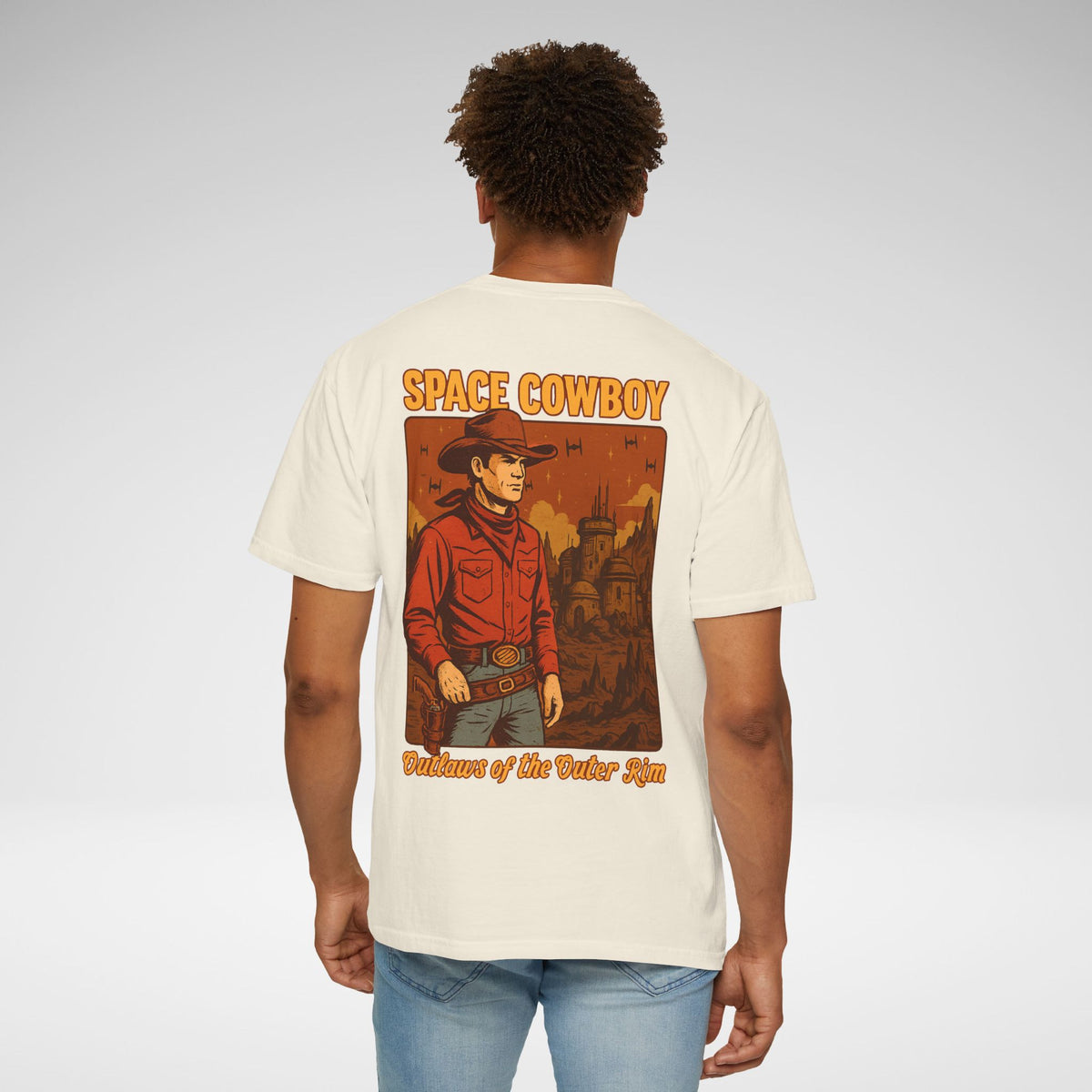Space Cowboy Outlaws of the Outer Rim Comfort Colors Unisex Garment-Dyed T-shirt