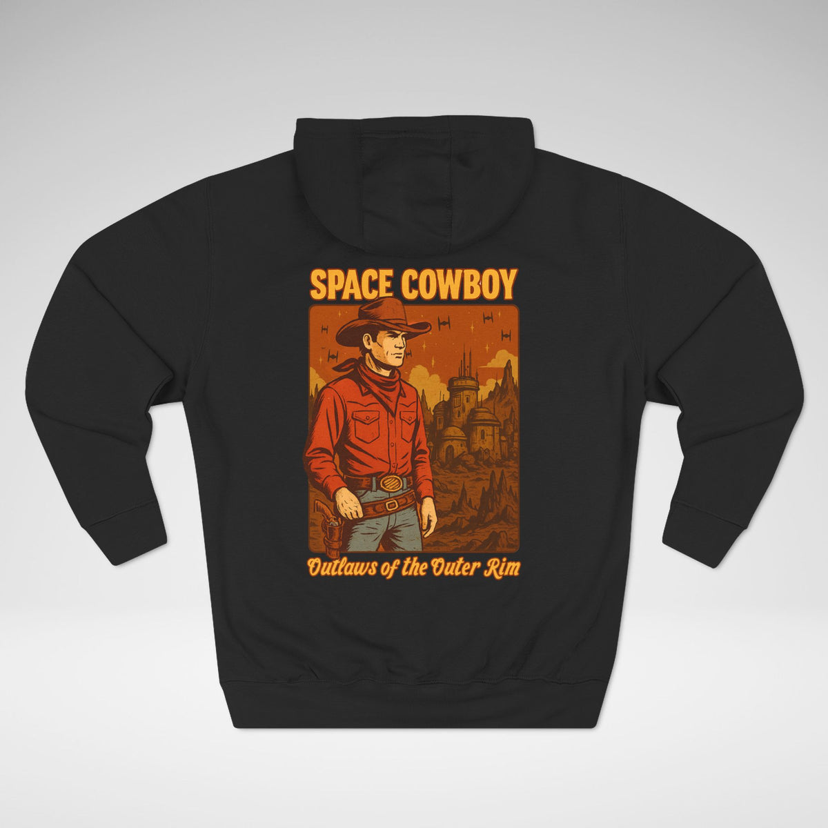 Space Cowboy Outlaws of the Outer Rim Lane Seven Fleece Hoodie